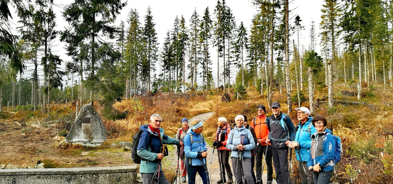 DAVler auf historischen Pfaden unterwegs - Grenzüberschreitende Wanderung auf den Spicak/CZ